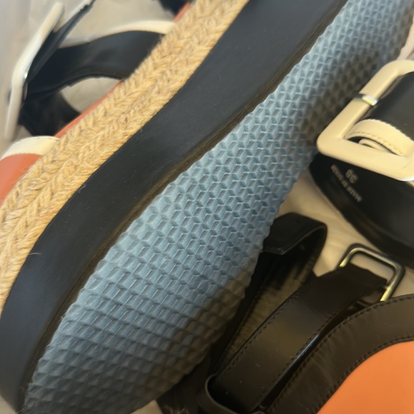 Pierre Hardy Leather Wedge Sandals - Picture 5 of 5